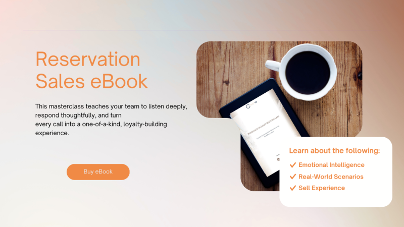 Reservation Sales Masterclass eBook